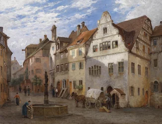 Oude stad steegje